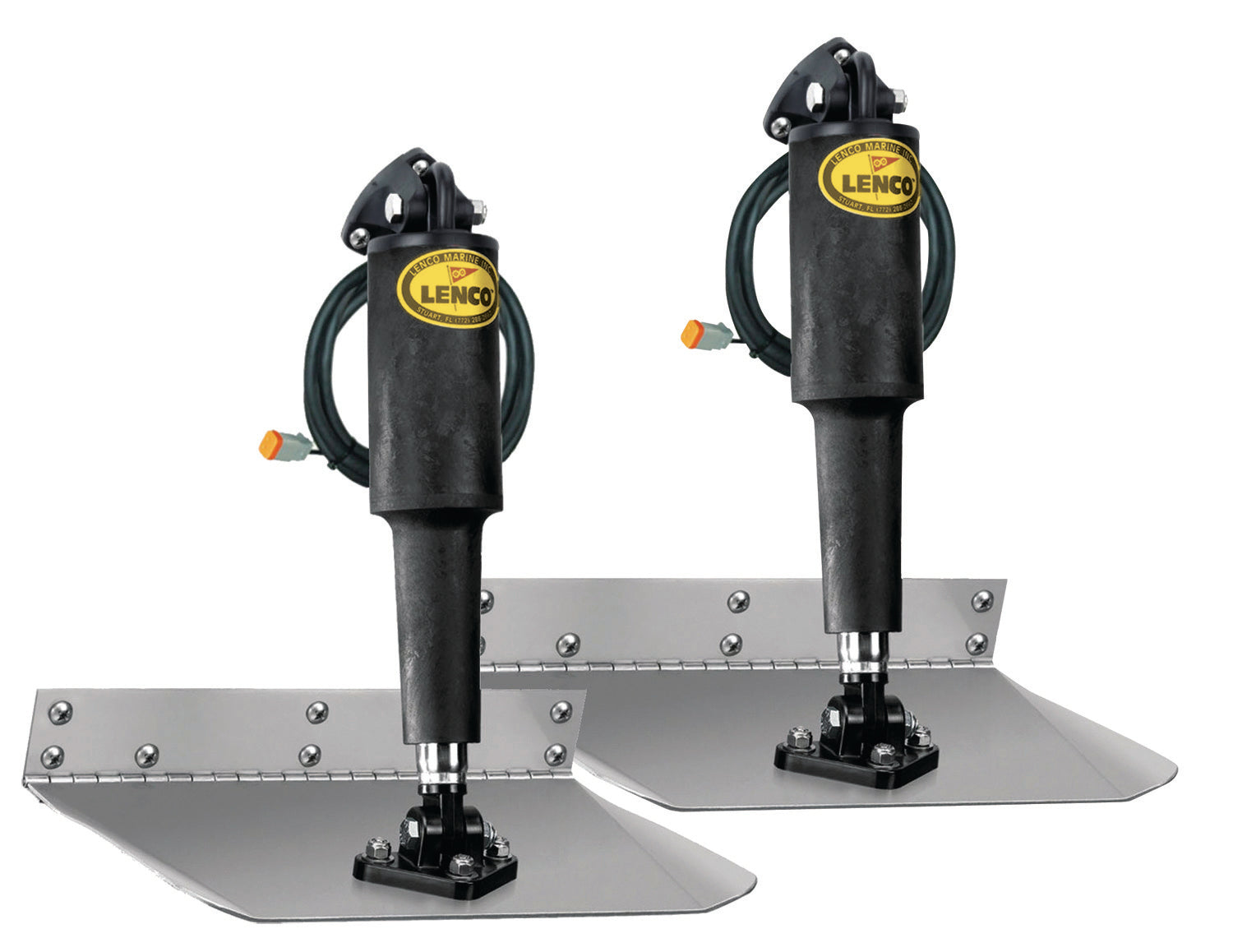 Lenco 9inx18in Standard Mount Trim Tab Kit 12v Requires Switch special