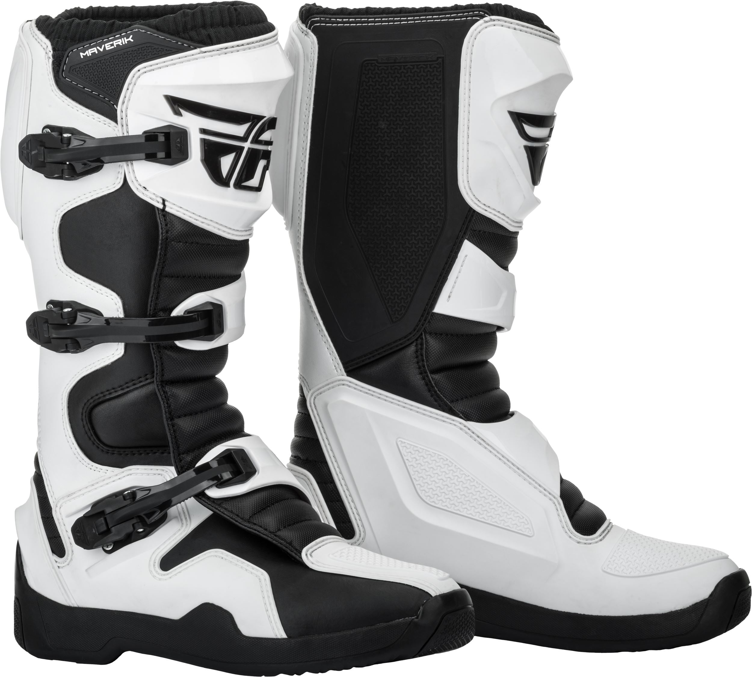 Fly Racing Maverik Boot (White/Black, 12) supply