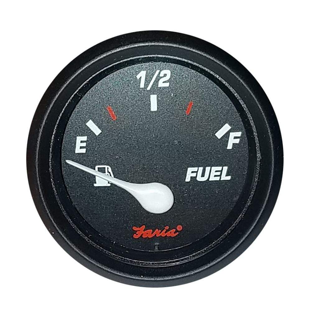 Faria 2" Fuel Level Gauge Metric Professional Red #GP7283 clearance sale